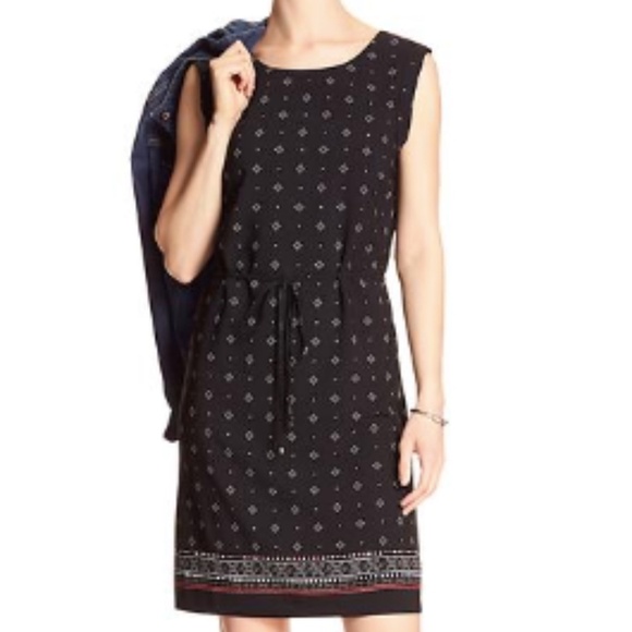 Banana Republic Boho "NEW" Multicolor Printed Bohemian Hippie Shift Dress Size 6 - Picture 1 of 13